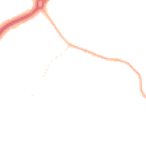Night-time road noise heatmap for S60 4AL