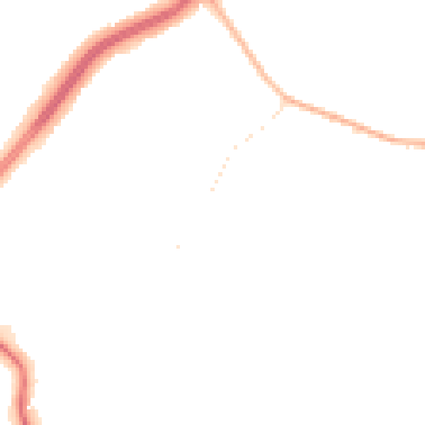Night-time road noise heatmap for S60 4AR