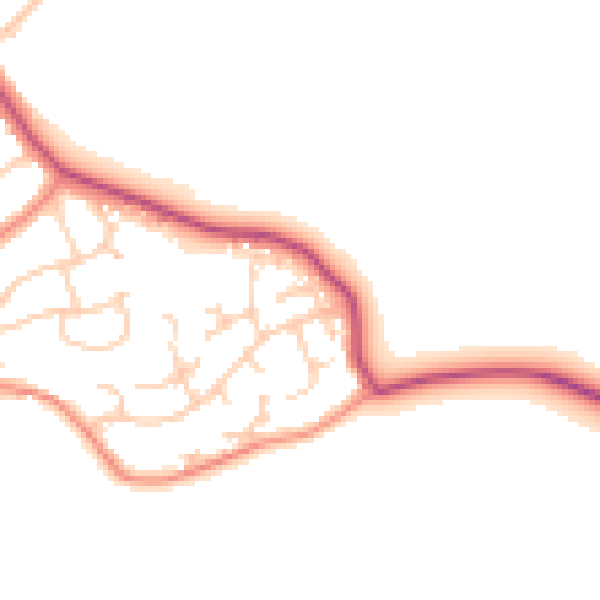 Daytime road noise heatmap for S60 4BJ