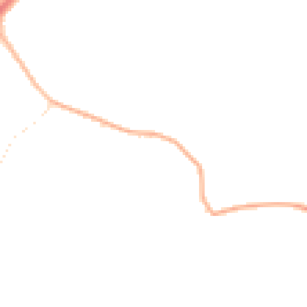 Night-time road noise heatmap for S60 4BQ