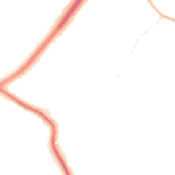 Night-time road noise heatmap for S60 4HL