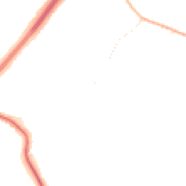 Night-time road noise heatmap for S60 4HP
