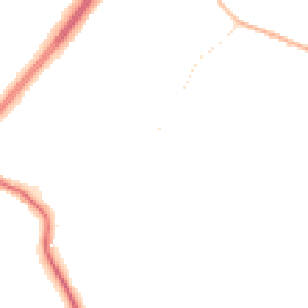 Night-time road noise heatmap for S60 4HR