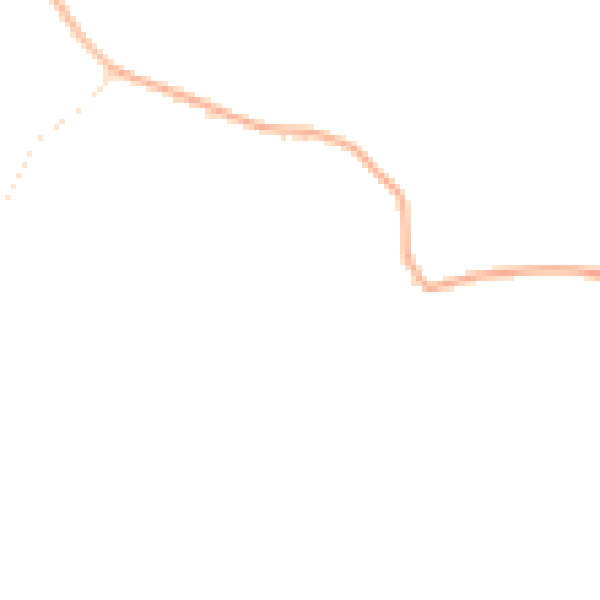 Night-time road noise heatmap for S60 4NN