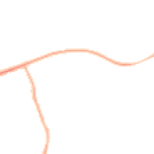 Night-time road noise heatmap for S60 5AS