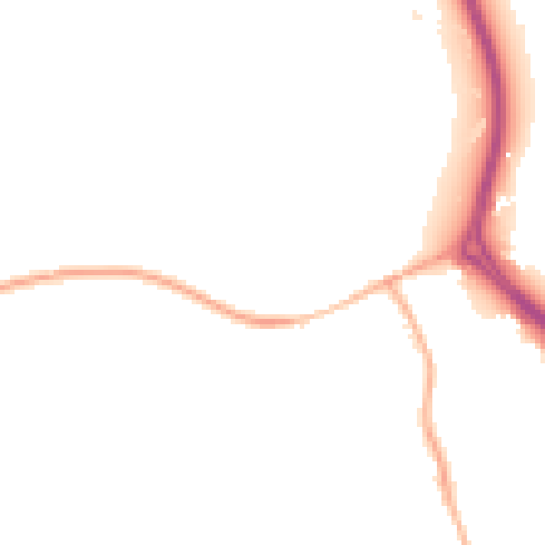 Night-time road noise heatmap for S60 5DT