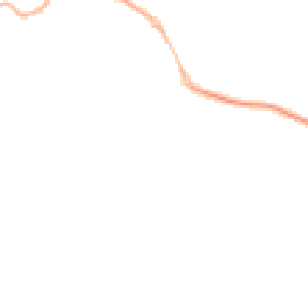 Night-time road noise heatmap for S60 5DY