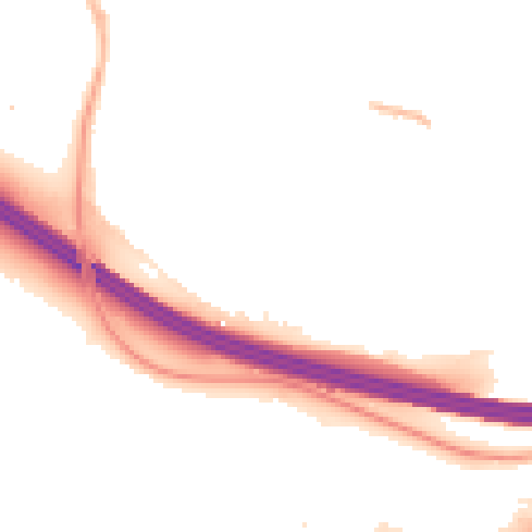 Night-time road noise heatmap for S60 5EN