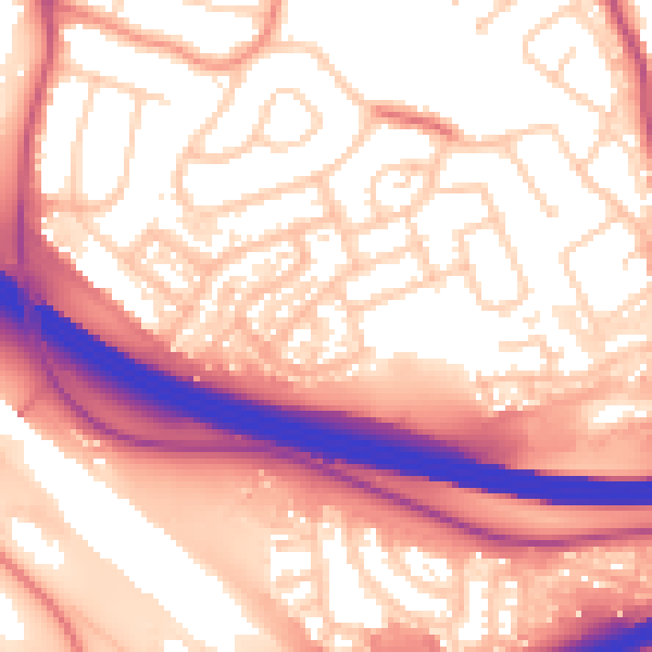 Daytime road noise heatmap for S60 5ER