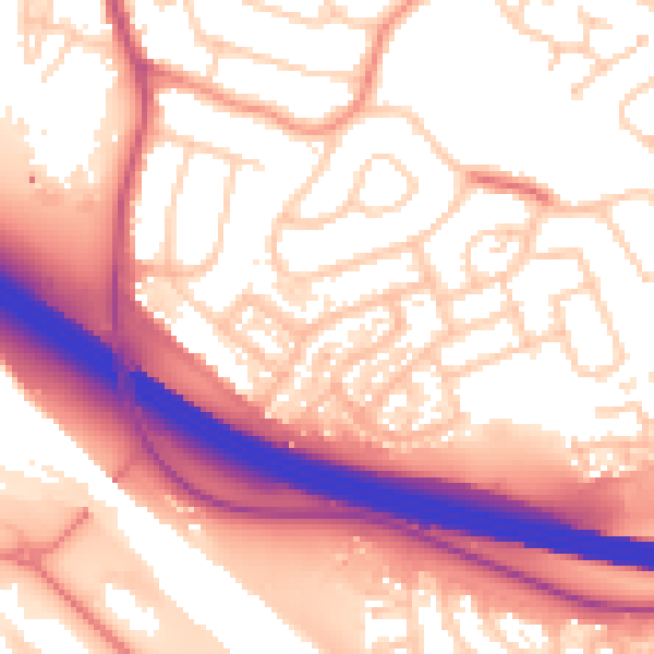 Daytime road noise heatmap for S60 5ES