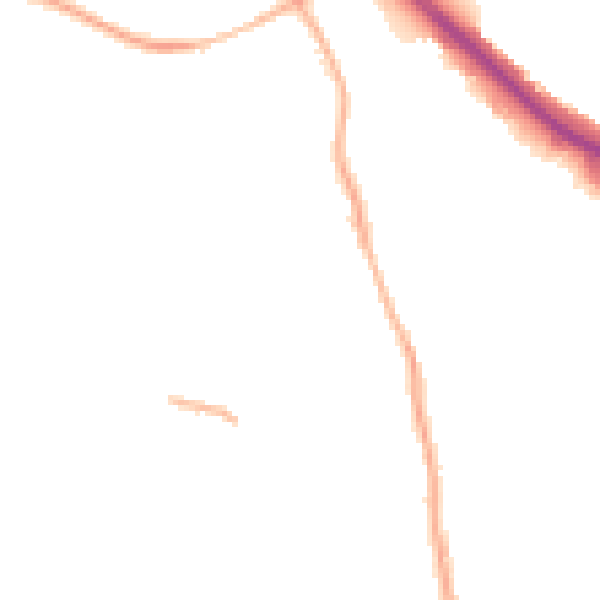 Night-time road noise heatmap for S60 5FR