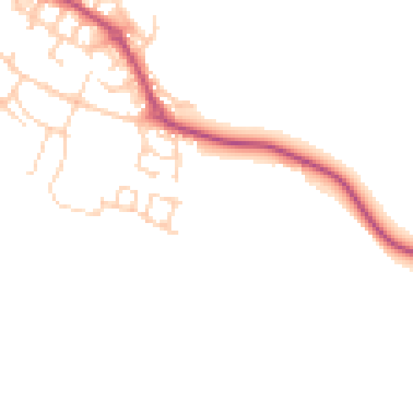 Daytime road noise heatmap for S60 5FY