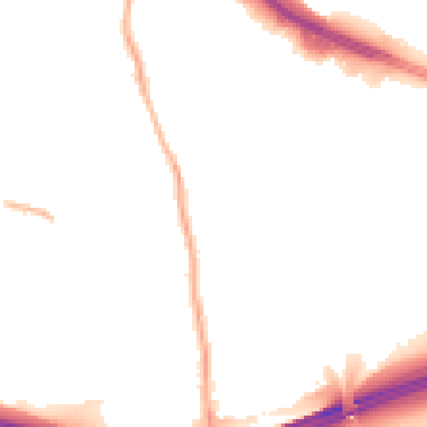 Night-time road noise heatmap for S60 5LX