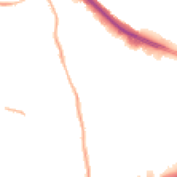 Night-time road noise heatmap for S60 5PG