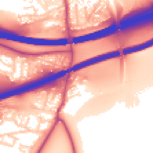 Daytime road noise heatmap for S60 5SN