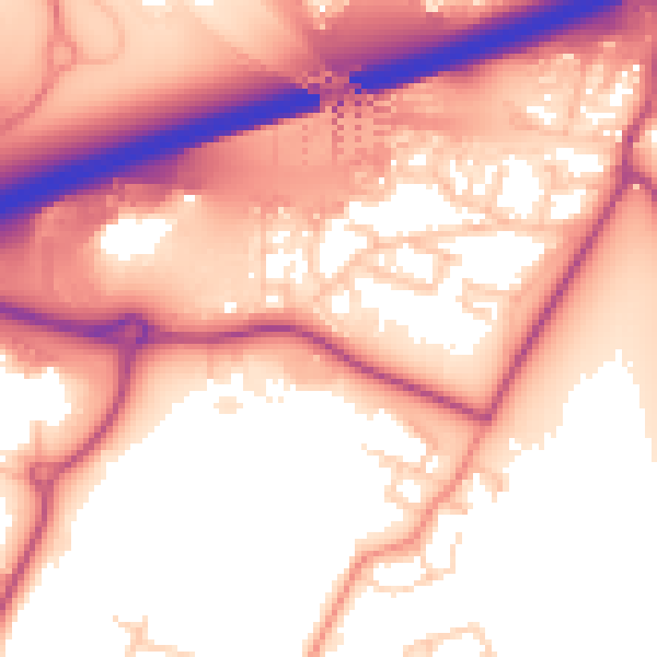 Daytime road noise heatmap for S60 5TB