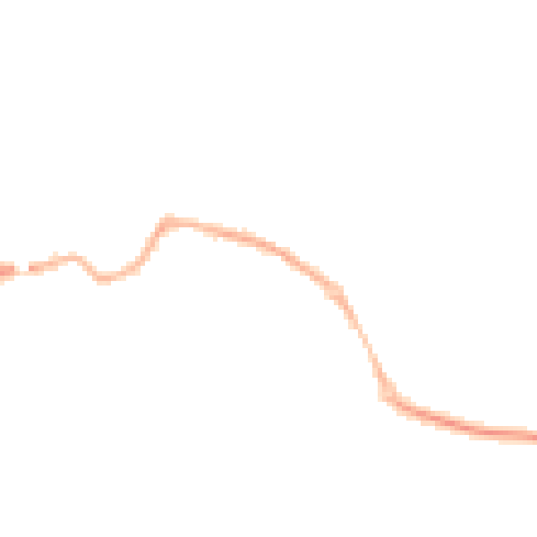 Night-time road noise heatmap for S60 5UH