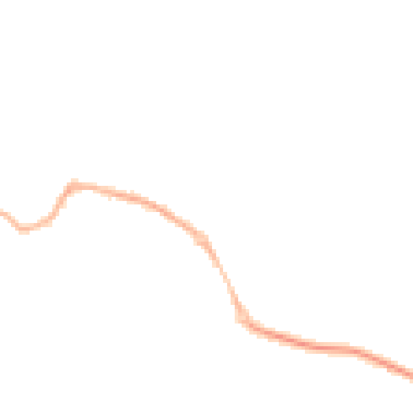 Night-time road noise heatmap for S60 5UN