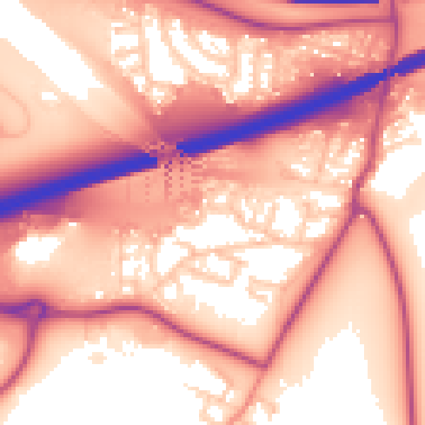 Daytime road noise heatmap for S60 5UR