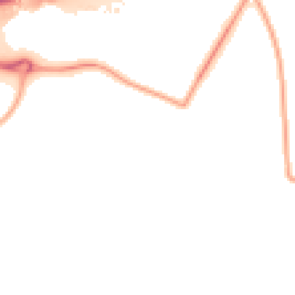 Night-time road noise heatmap for S60 8DJ
