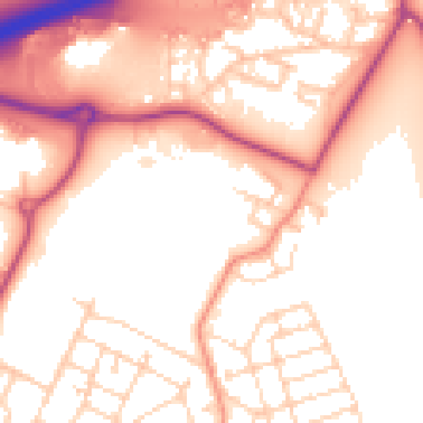Daytime road noise heatmap for S60 8DT