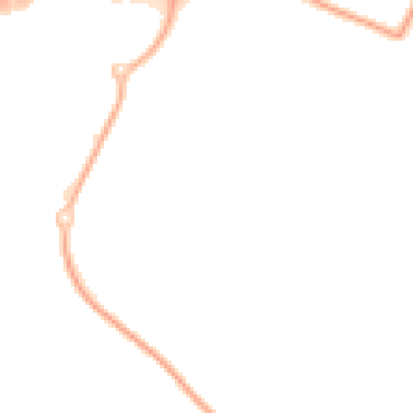 Night-time road noise heatmap for S60 8WE