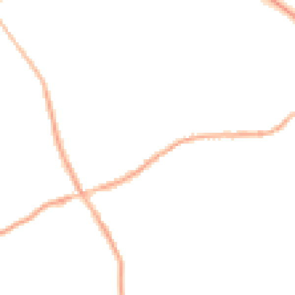 Night-time road noise heatmap for S63 6AN