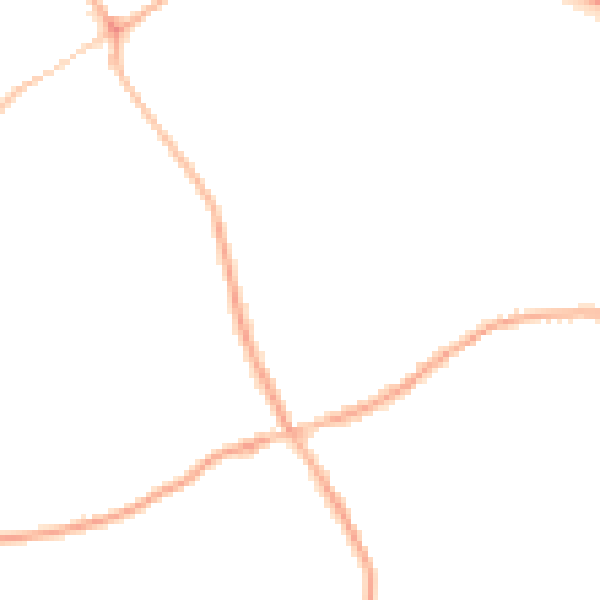 Night-time road noise heatmap for S63 6AY