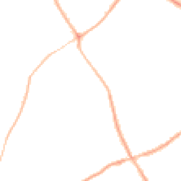 Night-time road noise heatmap for S63 6BF