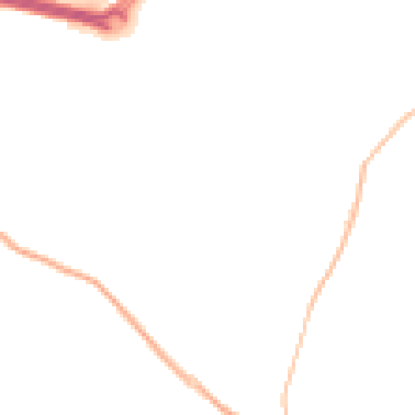 Night-time road noise heatmap for S63 6ES