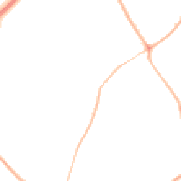 Night-time road noise heatmap for S63 6FZ