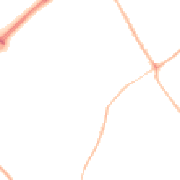 Night-time road noise heatmap for S63 6GB