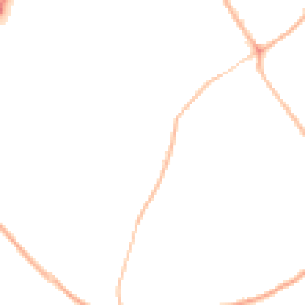 Night-time road noise heatmap for S63 6GE