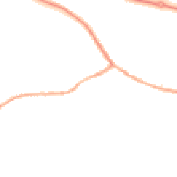 Night-time road noise heatmap for S63 6QU