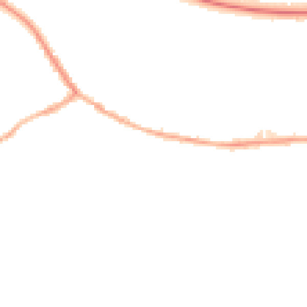 Night-time road noise heatmap for S63 6SL