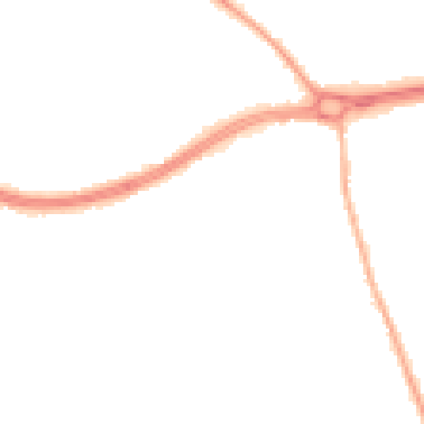 Night-time road noise heatmap for S66 1AD