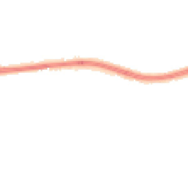 Night-time road noise heatmap for S66 1AS