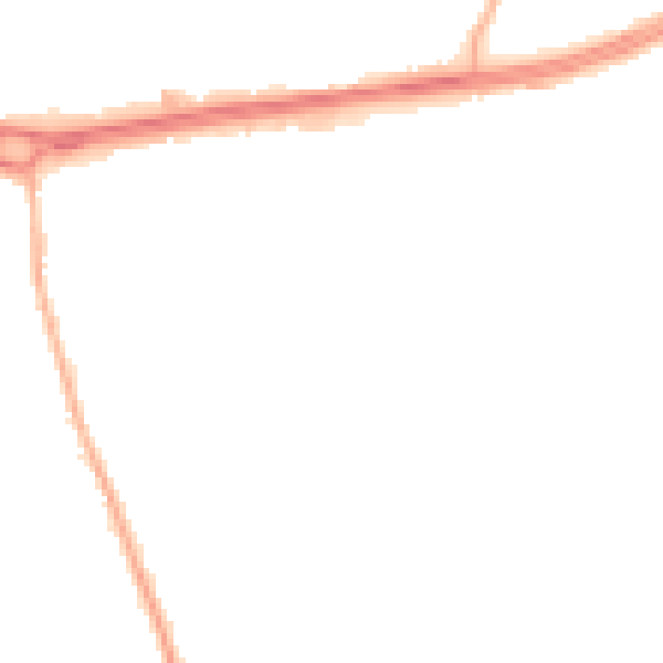 Night-time road noise heatmap for S66 1AY