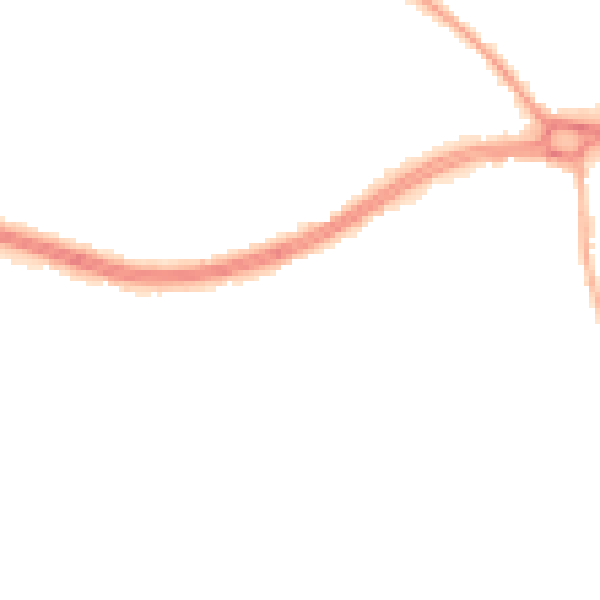 Night-time road noise heatmap for S66 1BH