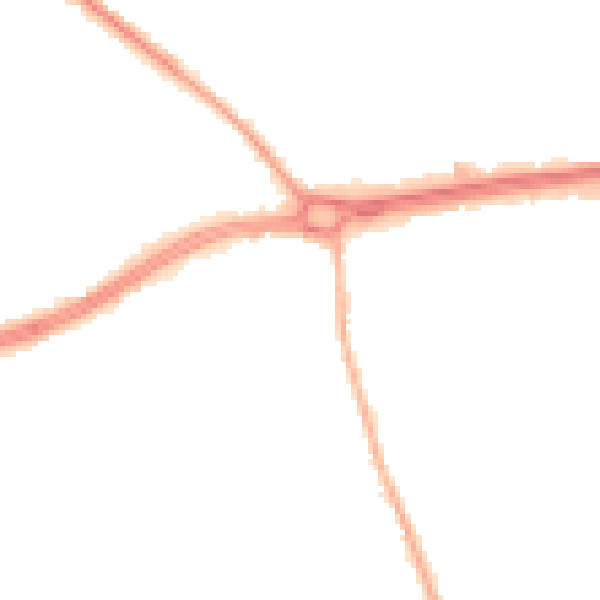 Night-time road noise heatmap for S66 1FS