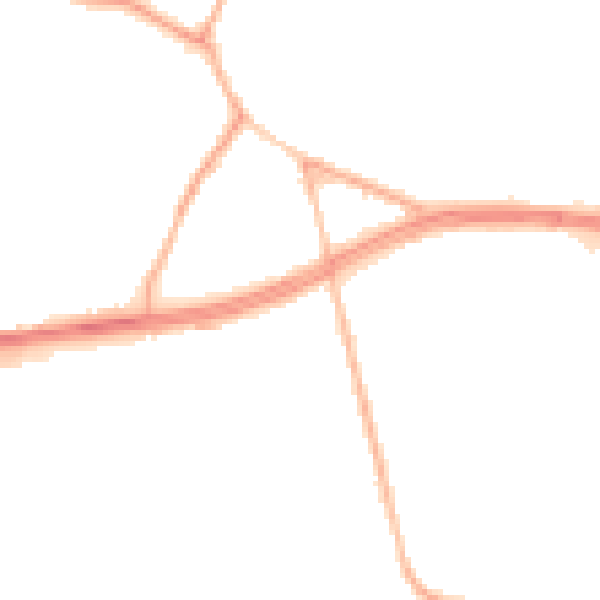 Night-time road noise heatmap for S66 1TQ