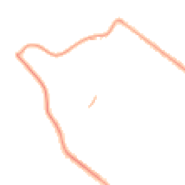 Night-time road noise heatmap for S66 2EY
