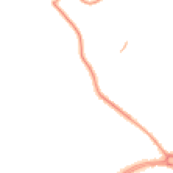 Night-time road noise heatmap for S66 2HP