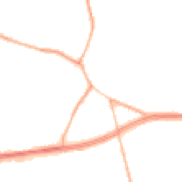 Night-time road noise heatmap for S66 2US