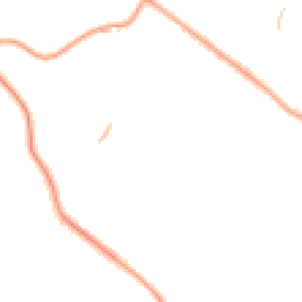 Night-time road noise heatmap for S66 2XN