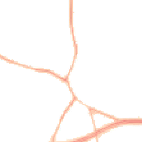 Night-time road noise heatmap for S66 3AA