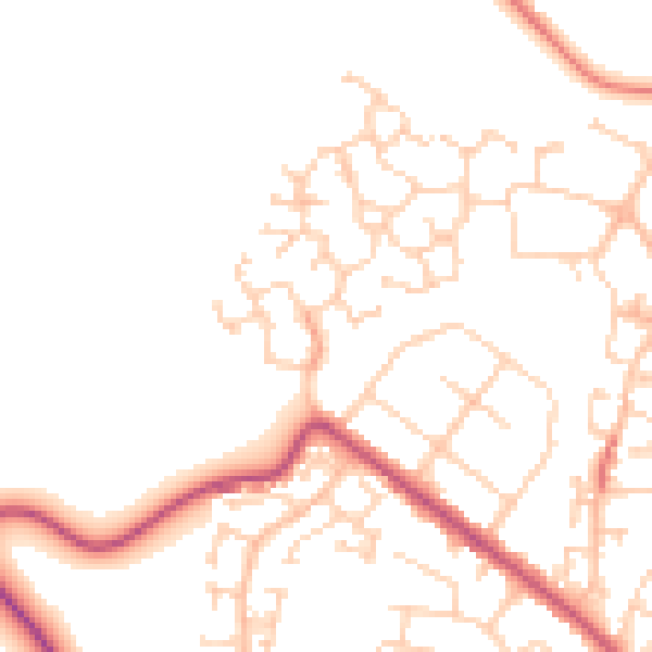 Daytime road noise heatmap for S66 3RU