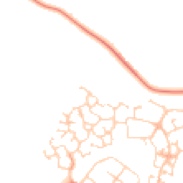 Daytime road noise heatmap for S66 3XR