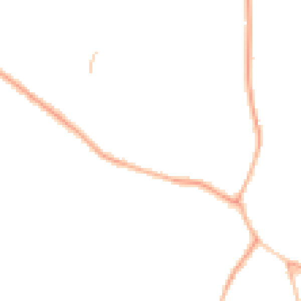 Night-time road noise heatmap for S66 3YD
