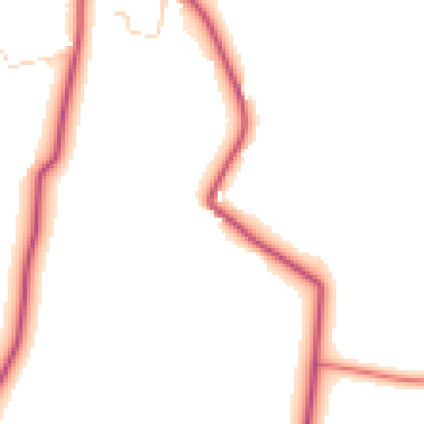 Daytime road noise heatmap for S66 7AD